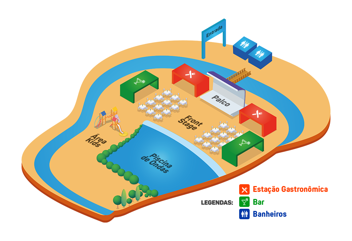 Mapa do evento